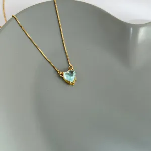 COLAR CORAÇÃO ACQUA