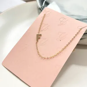 COLAR LETRA LATERAL - F