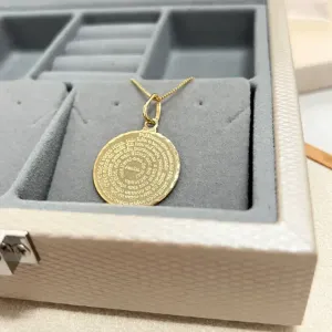 COLAR MEDALHA 2,5CM DO PAI NOSSO