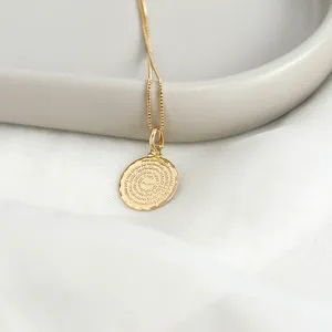 COLAR MEDALHA ORAÇÃO AVE MARIA 1,5CM