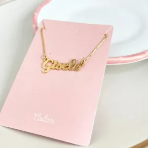 COLAR NOME FONTE 14  - GISELE