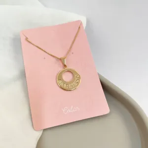 COLAR PINGENTE AMOR ETERNO