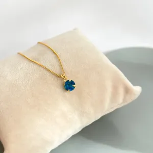 COLAR PONTO DE LUZ STRASS 45CM