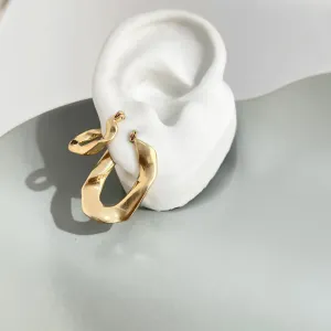 DUPLA BRINCO ARGOLA LATERAL