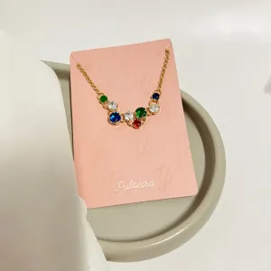 PULSEIRA PEDRAS REDONDAS COLORIDAS