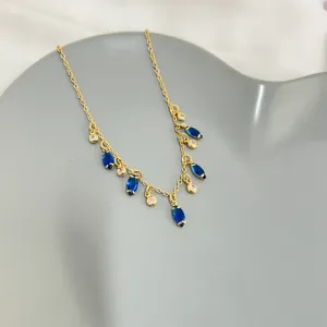 TORNOZELEIRA NAVETES AZUL BIC