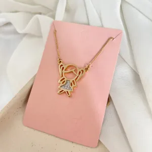 COLAR FILHA GRANDE 1 MENINA CRAVEJADA