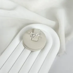 ANEL PRATA925 LAÇO COM MICRO ZIRCONIAS