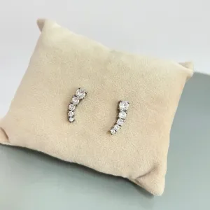 BRINCO EAR CUFF ZIRCONIAS