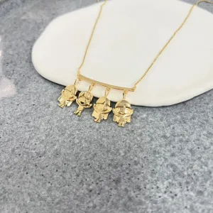 COLAR CANGA 3 MENINAS E 1 MENINO - BONECOS LISOS