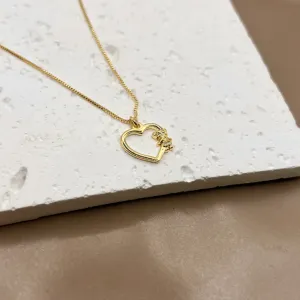COLAR  CORAÇÃO 1 MENINA