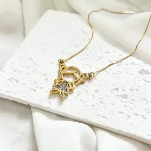 COLAR FILHA GRANDE 1 MENINA CRAVEJADA