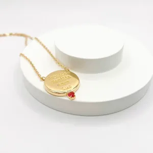 COLAR MEDALHA GRATIDÃO - FAMÍLIA - AMOR - LUZ