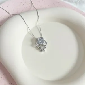 COLAR MENINA CABEÇA DE ZIRCONIA