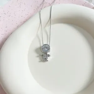 COLAR MENINO CABEÇA DE ZIRCONIA