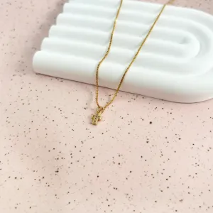 COLAR MINI CRUZ CRAVEJADA