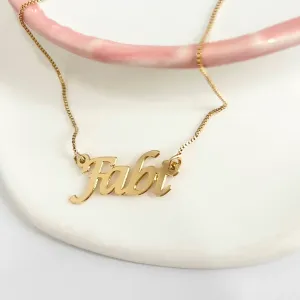 COLAR NOME FONTE 20 - FABI
