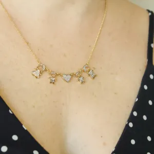 COLAR PAI/FILHA/CORAÇÃO/FILHO/MÃE