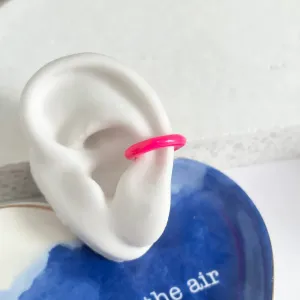 PIERCING TUBO RESINADO - PINK