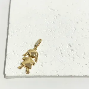 PINGENTE MENINA LISO
