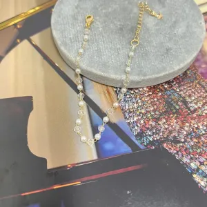 PULSEIRA CRISTAIS E PÉROLAS