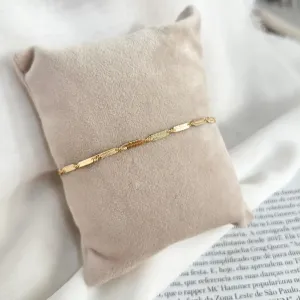 PULSEIRA FITA ITALIANA COM DOBRAS