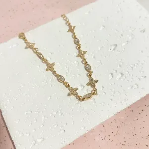 PULSEIRA FLOR COM PEDRA NAVETE