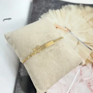 PULSEIRA INFANTIL DE PLACA URSINHO