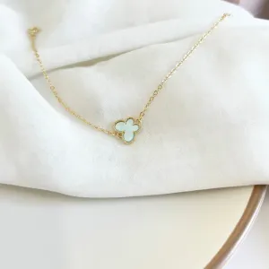 TORNOZELEIRA BORBOLETA VERDE CLARO