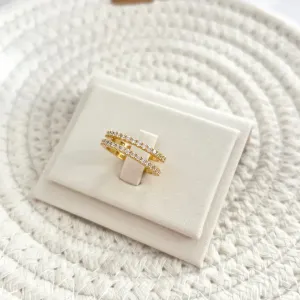 ANEL PAR DE APARADOR ZIRCONIAS