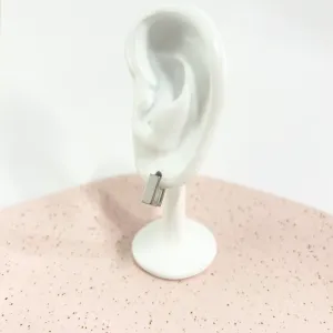 BRINCO ARGOLA ARTICULADA QUADRADA LISA 1CM