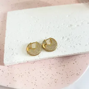 BRINCO ARGOLA REDONDA DE MICRO ZIRCONIAS