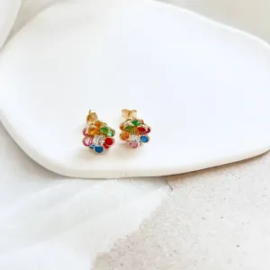 BRINCO FLOR  COLORIDA PÉTALAS ARREDONDADA