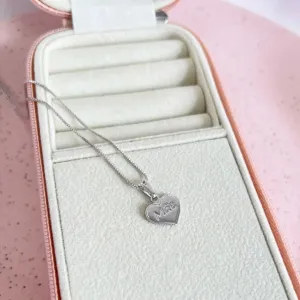 COLAR CORAÇÃO ESCRITO MÃE