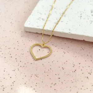 COLAR CORAÇÃO VAZADO 40CM