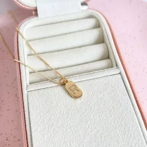 COLAR LETRA PLACA CRAVEJADA - R