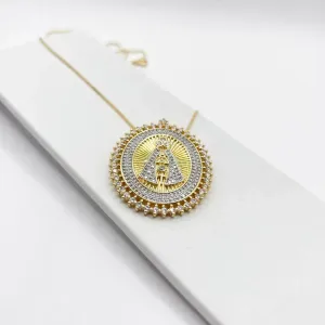 COLAR MEDALHA NOSSA SENHORA DE APARECIDA