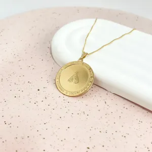 COLAR MEDALHA NOSSA SENHORA DE APARECIDA