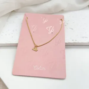 COLAR MINI LETRA LISA - V