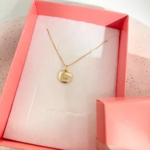 COLAR MINI MEDALHA DE LETRA - L