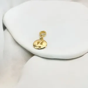 BERLOQUE SIMPLES MEDALHA FÉ
