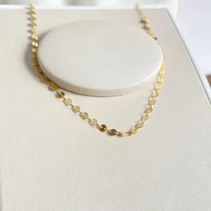 COLAR CHOKER MINI MEDALHAS 40CM