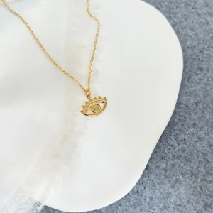 COLAR OLHO GREGO DOURADO