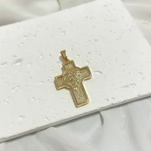 PINGENTE CRUZ COM ROSTO DE JESUS CRISTO