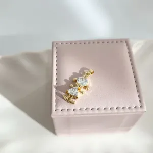 PINGENTE MENINA ZIRCONIAS 2,5CM