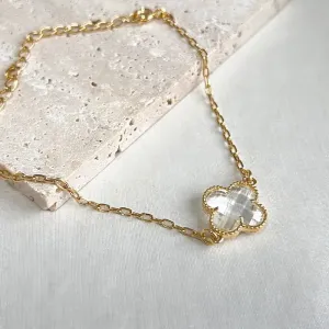 PULSEIRA TREVO CRISTAL