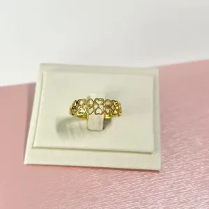 ANEL 2 CAMADAS DE CORAÇÕES