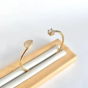 BRACELETE ABERTO PEDRAS