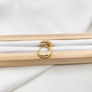 BRINCO ARGOLA ARTICULADA EM FOMATO DE GOTA