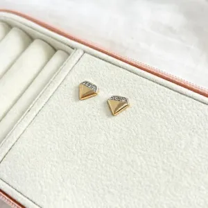 BRINCO DIAMANTE COM DETALHE EM ZIRCONIA